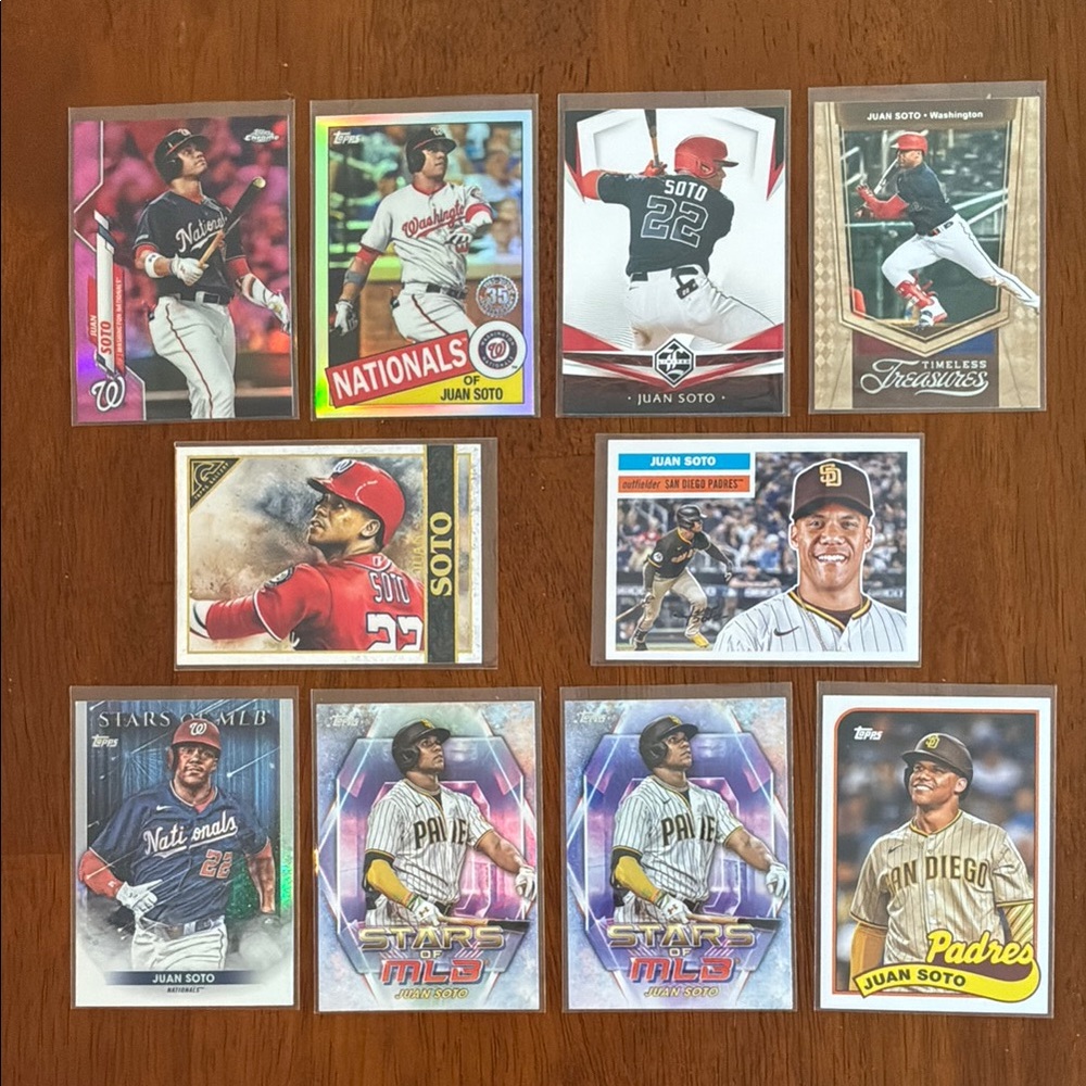 Juan Soto 10 Card Lot
